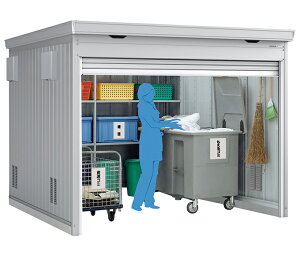 イナバ物置 ダストボックスFS-2630HDG(多雪型) ※床パネルなし仕様マンション 集合住宅 ゴミ収集庫 ゴミ箱 ダストbox 屋外 関東送料無料