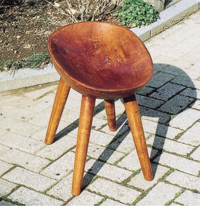 エッグスツール(13433)(ジャービス商事)ファニチャー 家具 チェアー イス 椅子 インテリア 室内向き チーク 木製