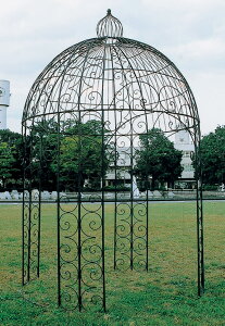 ドームパーゴラ(36461)※別途送料(ジャービス商事)エクステリア ガーデンアーチ ガーデンドーム ガーデニング 園芸 庭造り アイアン