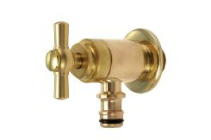 ニッコーエクステリア 飾り蛇口Hシリーズホース接続ストレート(ホースアダプター一体型) H102★単品購入別途送料★ニッコーエクステリア 飾り蛇口