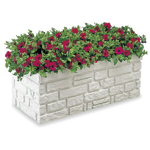 リッチェル タウンプランター 100型 割石積  (*4t車以外での配送不可*1Fエントランス渡し)