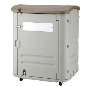 リッチェル ワイドストレージ400(キャスター付き)【ダストボックス マンション ゴミ箱 ダストbox】(*4t車以外での配送不可*1Fエントランス渡し)【マンション ゴミ箱 ダストbox く