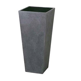 ポリテラゾ　ロングポット　アレグロ（大）グレーPIA-L01LG（36798600）（タカショー）送料無料　ガーデンアクセサリー　ポット　プランター　鉢植え　灰色ポリレジンに石を練り込み強度を高めた素材。大理石調でシンプルなデザイン。