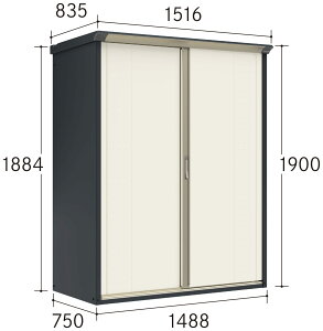 タクボ物置 グランプレステージ・ジャンプ GP-157AFY【全面棚タイプ】GP-157ATY【たて置きタイプ(ネット棚)】 小型物置 収納庫 屋外 物置き 送料無料