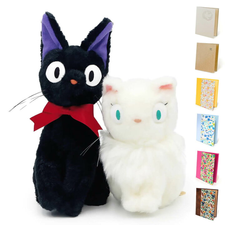 楽天市場】祝電 結婚式 ぬいぐるみ電報 ｢黒猫ジジ / 白猫リリー S  