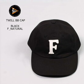 FELCO (フェルコ) TWILL BB CAP - BLACK_F_NATURAL ベースボールキャップ メンズ レディース