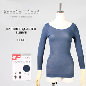 Angel Cloud �G���W�F���N���E�h) 02 THREE-QUARTER SLEEVE / BLUE ���M�ۉ� �V�[�����X�C���i�[