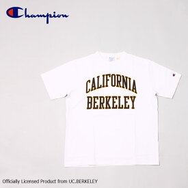 CHAMPION (チャンピオン) T-1011 S/S US PRINT T-SHIRT CALIFORNIA BERKELEY - WHITE プリントTシャツ メンズ