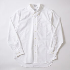 WORKERS (ワーカーズ) MODIFIED BD SHIRT COMBED COTTON OX - WHITE ボタンダウンシャツ メンズ
