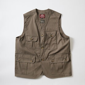 WORKERS (ワーカーズ) W&G VEST HEAVY VENTILE - WOLF GREY ハンティングベスト メンズ