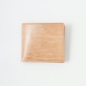 BEORMA LEATHER COMPANY (�x�I�[�}���U�[�J���p�j�[) VINTAGE BRIDLE LEATHER NOTECASE - NATURAL ���B���e�[�W�u���C�h�����U�[ 2�܂���z �E�H���b�g