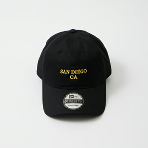 CALIFOLKS (JtH[NX) NEW ERA LOW PROFILE ADJUSTABLE CAP - BLACK_SAN DIEGO_EMB x[X{[Lbv Y