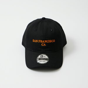 CALIFOLKS (JtH[NX) NEW ERA LOW PROFILE ADJUSTABLE CAP - BLACK_SAN FRANCISCO_EMB x[X{[Lbv Y
