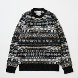 JAMIESON'S (ジャミーソンズ) AOFI CREW NECK PULLOVER - 625_98 クルーネック ニット セーター メンズ