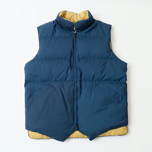 CRESCENT DOWN WORKS (�N���Z���g�_�E�����[�N�X) NORTH BY NORTHWEST VEST 60/40 OUTER/STREAKFREE INNER - NAVY_KHAKI �_�E���x�X�g �����Y