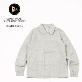 FELCO (フェルコ) COACH JACKET SUPER HARD JERSEY - HEATHER GREY スウェット コーチジャケット メンズ’