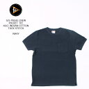 FELCO (フェルコ) S/S PIQUE CREW POCKET TEE 40/2 INDIAN COTTON TUCK STITCH - NAVY ピケTシャツ メンズ
