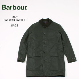[並行輸入品] BARBOUR (バブアー) MAC 6oz WAX JACKET - SAGE マック メンズ