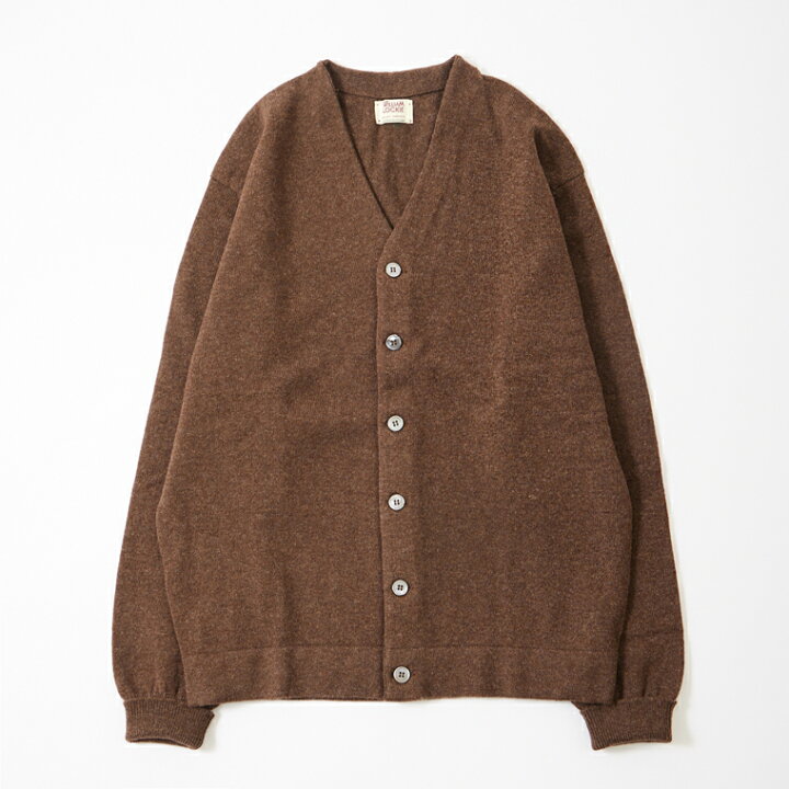 楽天市場】WILLIAM LOCKIE (ウィリアム ロッキー) LAMBSWOOL CARDIGAN 