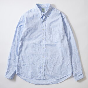 KEATON CHASE USA (L[g`FCXUSA) L/S MODIFIED CLASSIC FIT BD SHIRT PINPOINT OXFORD - BLUE IbNXtH[hVc Y