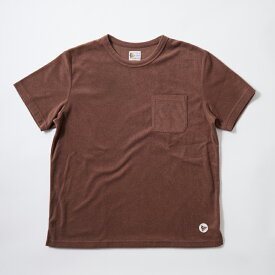 FELCO (フェルコ) S/S PILE SET IN CREW - CHOCOLATE パイルTシャツ メンズ