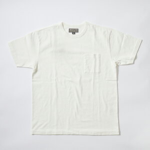 EMPIRE & SONS (�G���p�C�A �A���h �T���Y) S/S CREW POCKET TEE US COTTON SINGLE STITCH - OFF WHITE T�V���c ���n �����Y