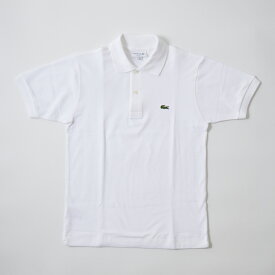 [並行輸入品] FRANCE LACOSTE (フランスラコステ) S/S PIQUE POLO - WHITE BLANC 001 フララコ ポロシャツ メンズ