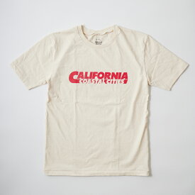 MIXTA (ミクスタ) S/S PRINT TEE CALIFORNIA - NATURAL_RED アメリカ製 Tシャツ メンズ レディース