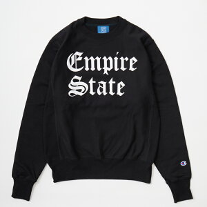 CALIFOLKS (JtH[NX) CHAMPION REVERSE WEAVE CREW NECK SWEAT - EMPIRE STATE_BLACK XEFbg g[i[ Y