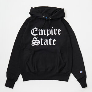 CALIFOLKS (JtH[NX) CHAMPION REVERSE WEAVE HOODED PULLOVER SWEAT - EMPIRE STATE_BLACK p[J[ Y