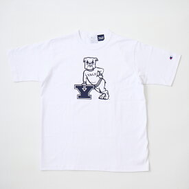 CHAMPION (チャンピオン) T-1011 S/S US PRINT T SHIRT YALE - WHITE_NAVY Tシャツ T1011 イェール大学