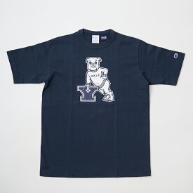 CHAMPION (チャンピオン) T-1011 S/S US PRINT T SHIRT YALE - NAVY_WHITE Tシャツ T1011 イェール大学