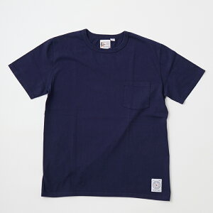 FELCO (�t�F���R) S/S CREW NECK POCKET T SHIRT - ITALIAN NAVY ���n T�V���c �����Y