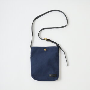 HERITAGE LEATHER (�w���e�C�W���U�[) CANVAS SACOCHE BAG W/LEATHER STRAP - NAVY_BLACK LEATHER �R�b�g���L�����o�X �T�R�b�V�� �����Y