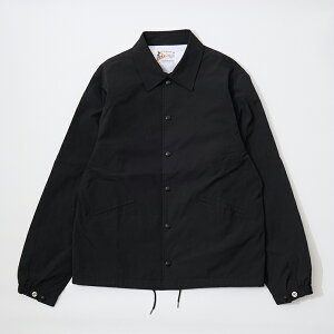 FELCO (tFR) SET IN SLEEVE COACH JACKET SNAP BUTTON FRONT W/FLANNEL LINING CLASSIC FIT - BLACK_BLACK SNAP R[`WPbg Y