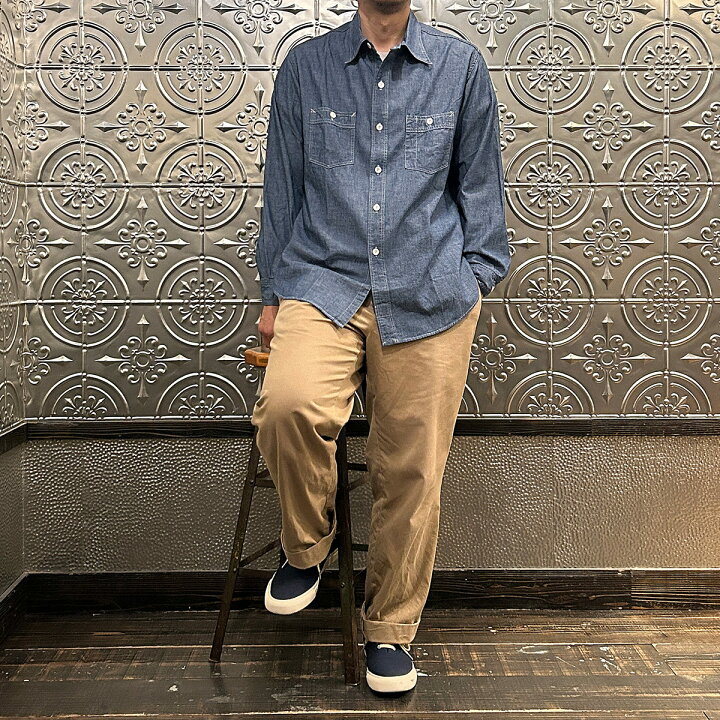 楽天市場】POST OVERALLS (ポストオーバーオールズ) ST.LOUIS CHAMBRAY 