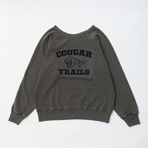 MIXTA (�~�N�X�^) L/S CREW NECK RAGLAN SWEAT SHIRT COUGAR - VINTAGE BLACK �A�����J�� �g���[�i�[ �����Y ���f�B�[�X