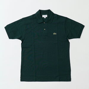 [���s�A���i]FRANCE LACOSTE (�t�����X���R�X�e) S/S PIQUE POLO - AFK LINNEE DK GREEN �t�����R �|���V���c �����Y