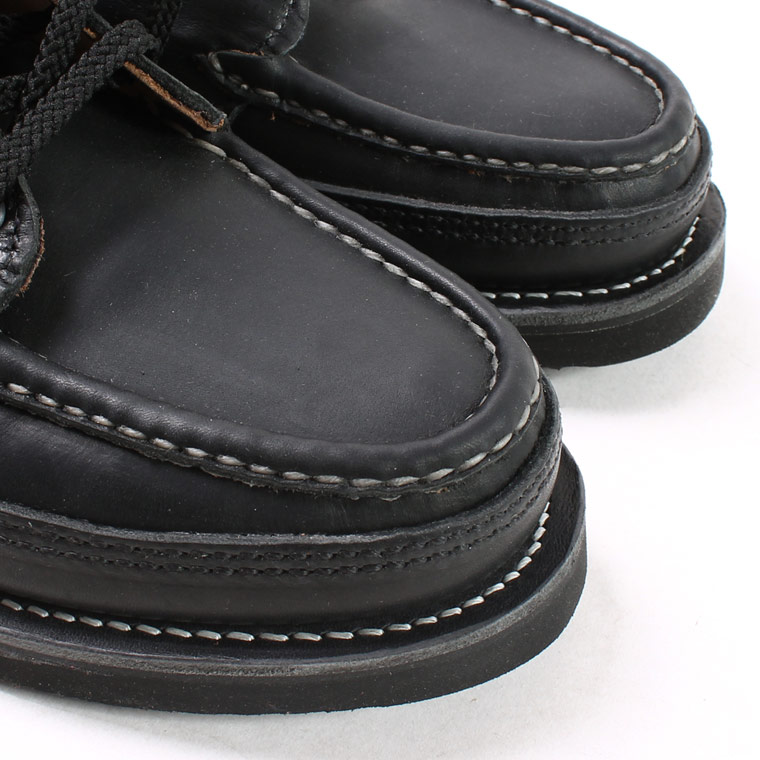 RUSSELL MOCCASIN (ラッセル モカシン) REGATTA BOAT SHOE TRIPLE VAMP - BLACK OIL TAN  トリプルバンプ 革靴 メンズ | Explorer