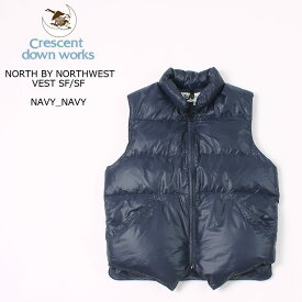 CRESCENT DOWN WORKS (クレセントダウンワークス) NORTH BY NORTHWEST VEST SF_SF - NAVY_NAVY