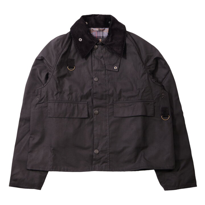 楽天市場】BARBOUR (バブアー) SPEY - BLACK ブルゾン メンズ オイルド 
