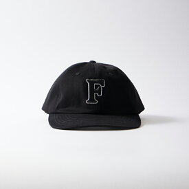 FELCO (フェルコ) TWILL BB CAP w/F EMBROIDERY - BLACK_F NATURAL_BLACK_EMB ベースボールキャップ メンズ レディース