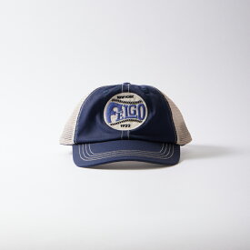 FELCO (フェルコ) PR TWILL BACK MESH BB CAP w/FELCO1922 WAPPEN - NAVY_NATURAL_MESH メッシュキャップ メンズ レディース