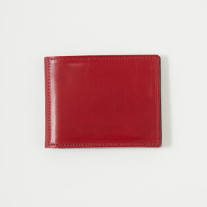 KC'S LEATHER CRAFT (�P�C�V�C�Y���U�[�N���t�g) MONEY CLIP CAVALLO CORDOVAN - RED �R�[�h�o�� �}�l�[�N���b�v