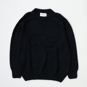 JAMES CHARLOTTE (�W�F�[���X �V�������b�g) CREW PULLOVER 50% MOHAIR 20% WOOL 30% POLYAMIDE - 342 BLACK �Z�[�^�[ �����Y �C�M���X��