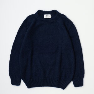JAMES CHARLOTTE (�W�F�[���X �V�������b�g) CREW PULLOVER 50% MOHAIR 20% WOOL 30% POLYAMIDE - 1060 NAVY �Z�[�^�[ �����Y �C�M���X��