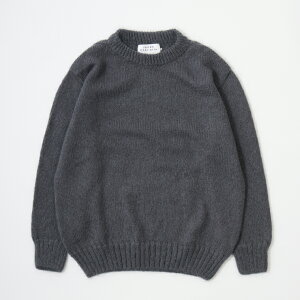 JAMES CHARLOTTE (�W�F�[���X �V�������b�g) CREW PULLOVER 50% MOHAIR 20% WOOL 30% POLYAMIDE - 1010 DK GREY �Z�[�^�[ �����Y �C�M���X��
