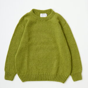 JAMES CHARLOTTE (�W�F�[���X �V�������b�g) CREW PULLOVER 50% MOHAIR 20% WOOL 30% POLYAMIDE - 1072 WASABI �Z�[�^�[ �����Y �C�M���X��