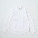 KEATON CHASE USA (キートンチェイスUSA) L/S CLASSIC FIT PULLOVER BD SHIRT PREMIUM OXFORD - WHITE プルオーバーシャツ メンズ