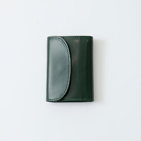BEORMA LEATHER COMPANY (ベオーマレザーカンパニー) BRIDLE LEATHER 3 FOLD KEY CASE - GREEN ブライドルレザー キーケース